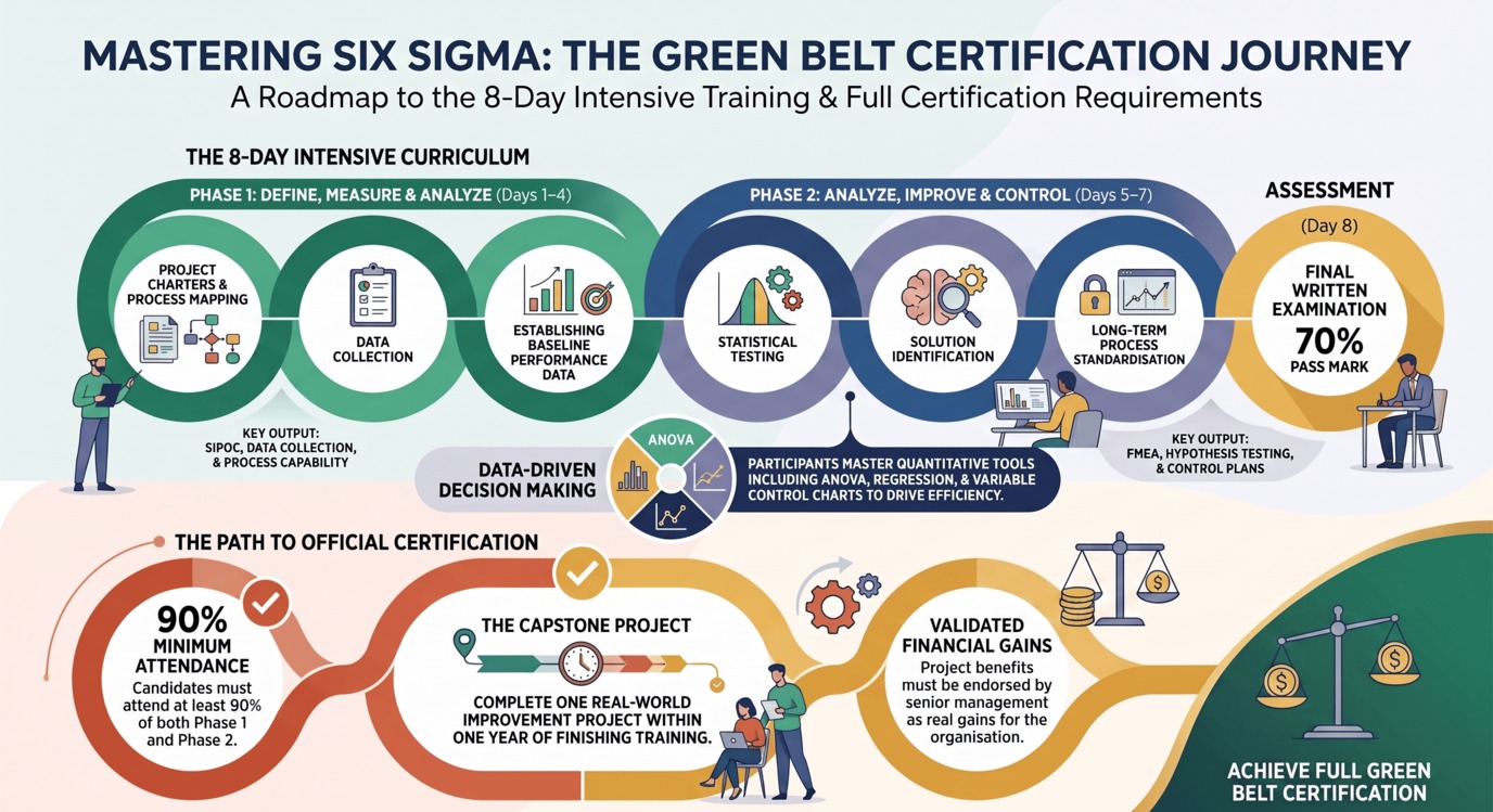 Mastering Six Sigma: The Green Belt Certification Journey